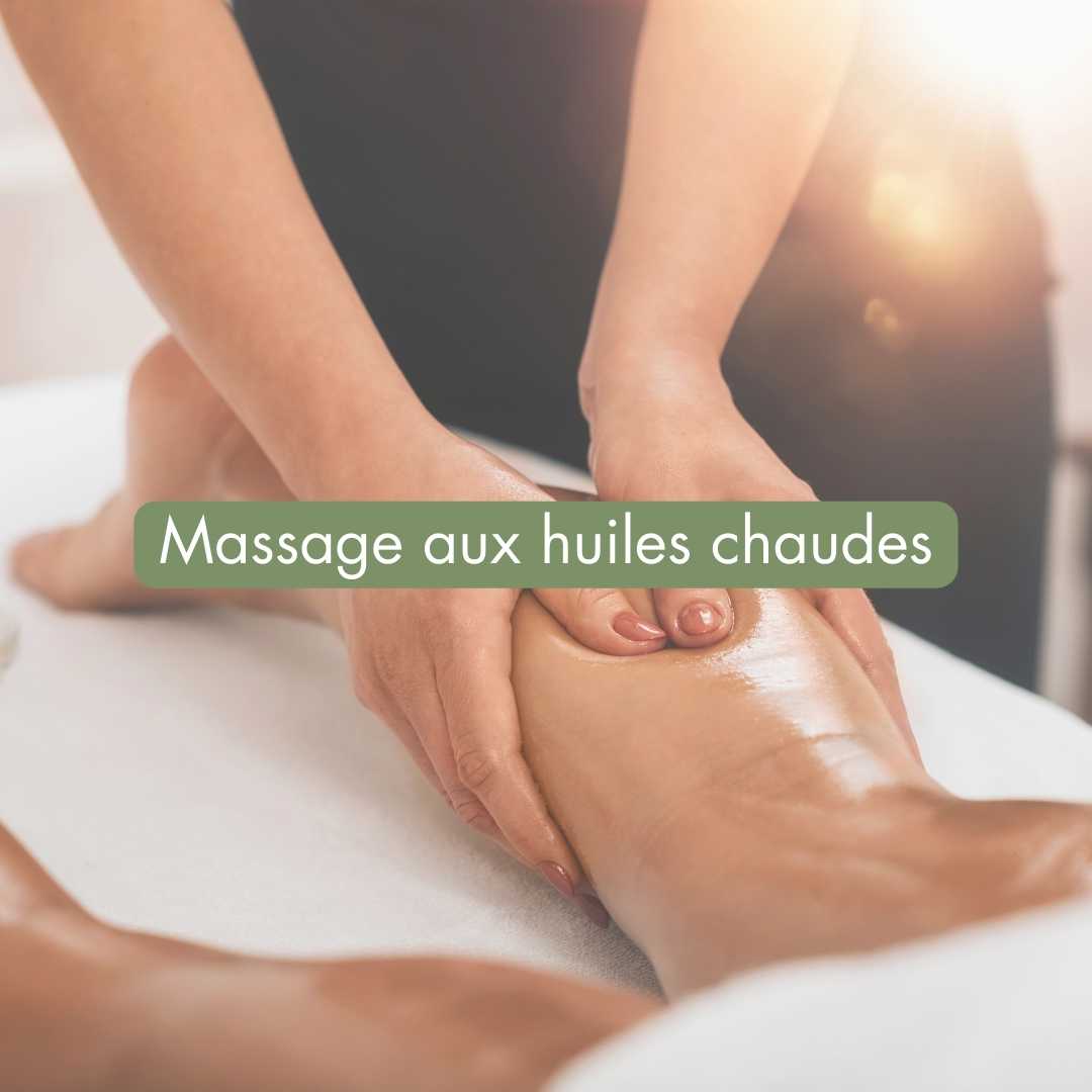 Massage aux huiles chaudes